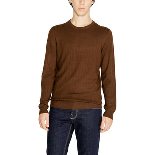 Braunes Viskose-Sweatshirt