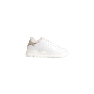 White electronic device on a white background