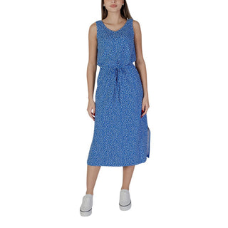 Weißes langes Baumwollkleid