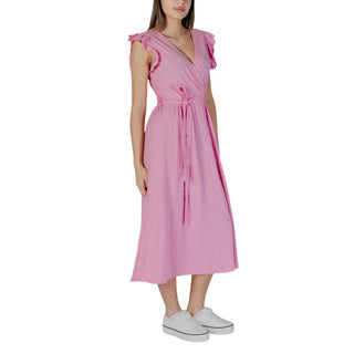 Multicolor Cotton Long Dress