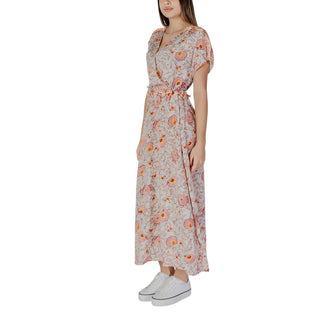 Multicolor Cotton Long Dress