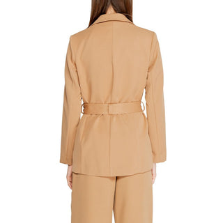 Beiger Polyester-Blazer