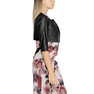 Black Polyethylene Cardigan