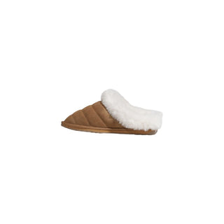 Zapatillas de cuero de ante marrón