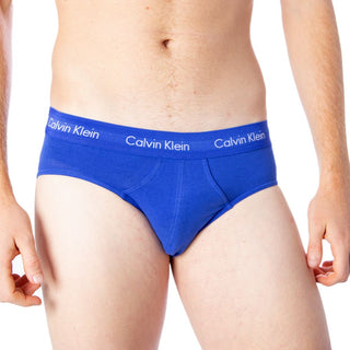 Calzoncillos de algodón azul
