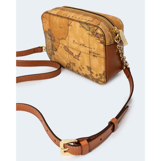 Beige Baumwollhandtasche