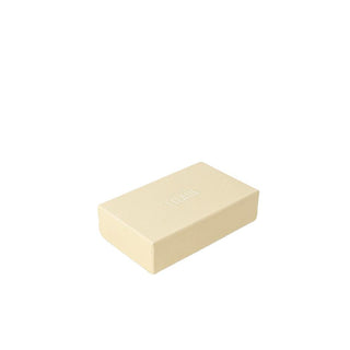 Llavero de cuero beige