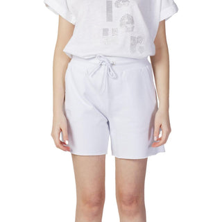 Pantalones cortos de algodón blanco