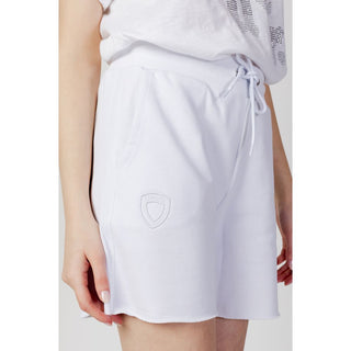 Weiße Baumwollshorts