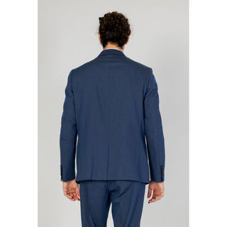 Blue Polyester Blazer