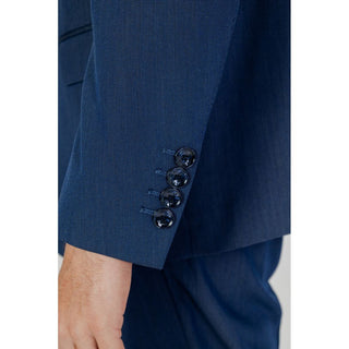 Blue Polyester Blazer