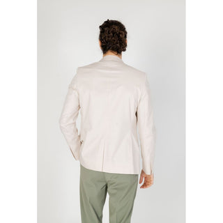 Beiger Baumwollblazer