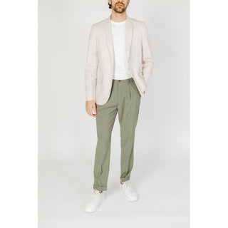 Beiger Baumwollblazer