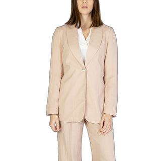 Pinker Viskose-Blazer
