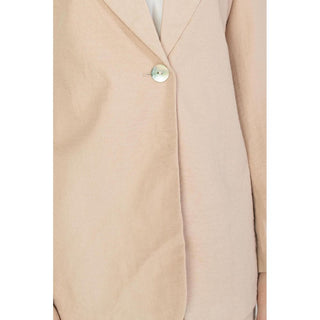 Pinker Viskose-Blazer