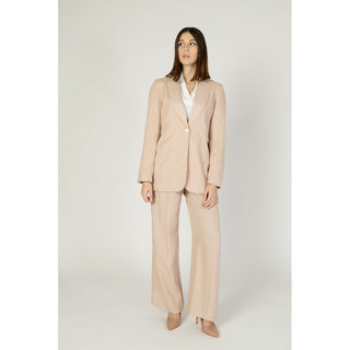 Pinker Viskose-Blazer