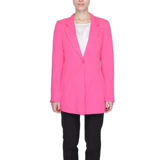 Pinker Polyester-Blazer