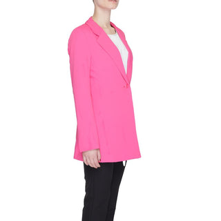 Pinker Polyester-Blazer
