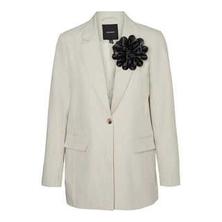 Beiger Polyester-Blazer