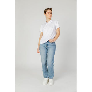 Weißes Polyester-T-Shirt