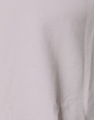 Beiges T-Shirt aus Baumwollmischung mit Logo und Rundhalsausschnitt