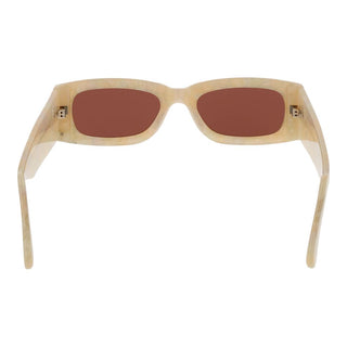 Gafas de sol beige de plástico