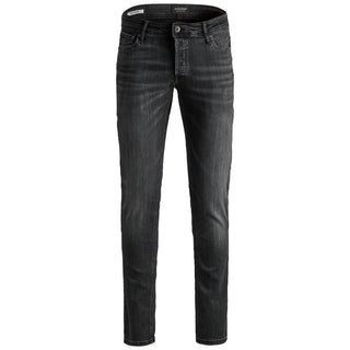 Jeans ajustados de algodón orgánico negro  