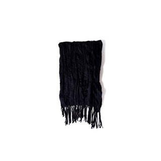Schwarzer Polyester-Schal