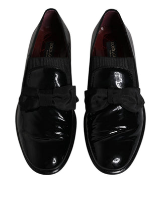 Schwarze Leder-Slipper Herren Elegante Anzugschuhe