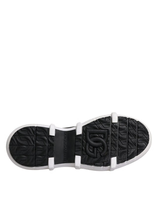 Schwarze Nylon Galileo High Top Sneaker Schuhe