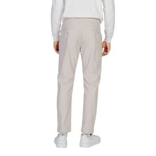 Beige Freizeithose aus Polyester