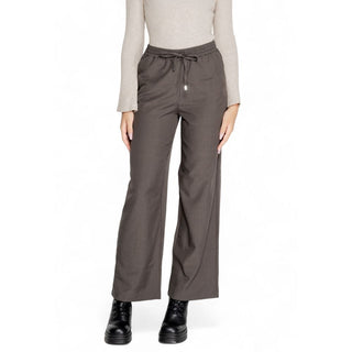 Graue Freizeithose aus Polyester