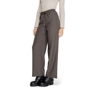Graue Freizeithose aus Polyester