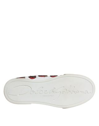 Weiße Devil Face Portofino Sneaker Schuhe