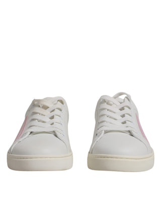Zapatillas clásicas blancas de cuero de ternero