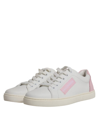 Zapatillas clásicas blancas de cuero de ternero