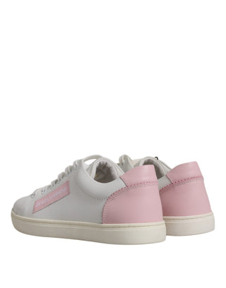 Zapatillas clásicas blancas de cuero de ternero