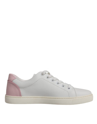 Zapatillas clásicas blancas de cuero de ternero