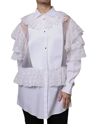 Vestido camisa blanca de algodón popelina