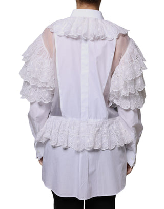 Vestido camisa blanca de algodón popelina