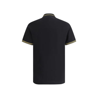 Polo de algodón negro