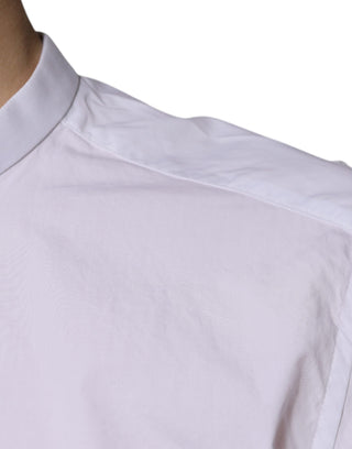 Weißes Slim Fit Martini-Hemd aus Baumwolle