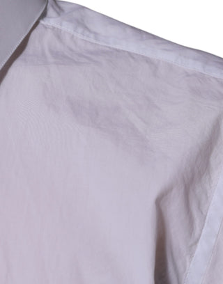 Weißes Baumwoll-Slim-Fit MARTINI Herrenhemd