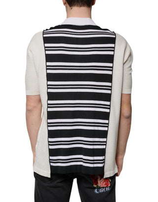 Polo multicolor con rayas y cuello
