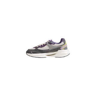 Graue Chunky-Sneaker aus Stoff