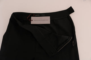 Schwarze Stretch-Leggings Hose