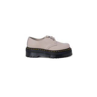 Violette Schnürstiefeletten aus Leder