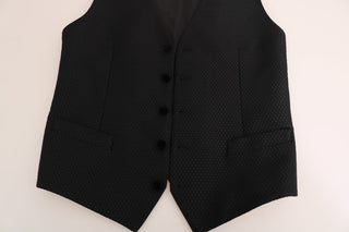 Chaleco de patrón de lunares negros