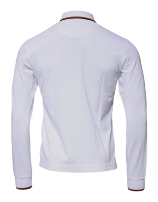 Herren-Sweatshirt mit durchgehendem Reißverschluss „White Crown“