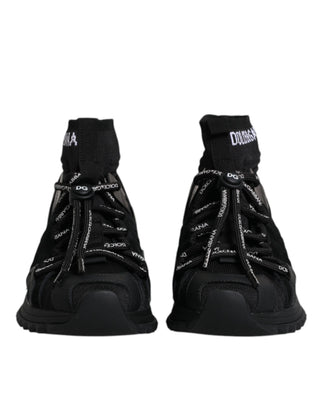 Schwarze Sorrento Socken-Sneaker